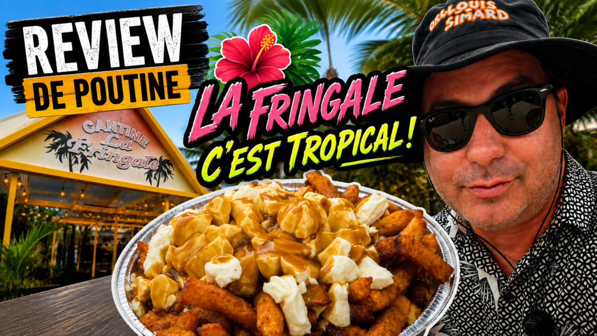Poutine de Cantine La Fringale c&rsquo;est Tropical - Photo prise par Sebastien Harvey