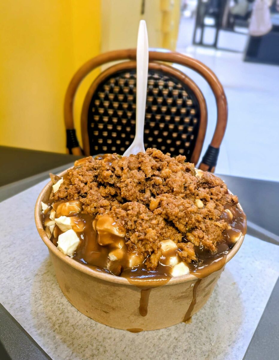 Poutine de Charcutier du marché (Montcalm) - Photo prise par Mylène Moreau