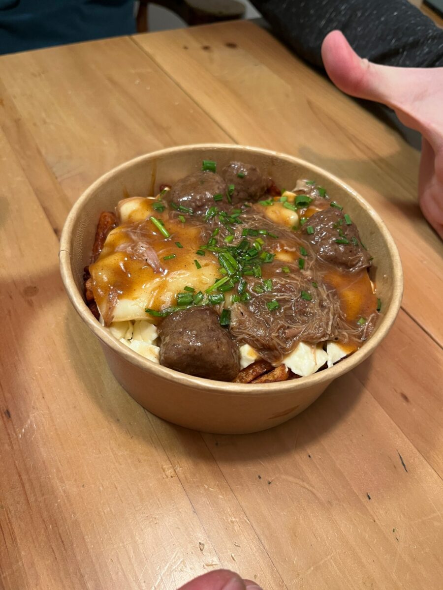 Poutine de Chez Simon Cantine Urbaine - Photo prise par Sébastien Benoit