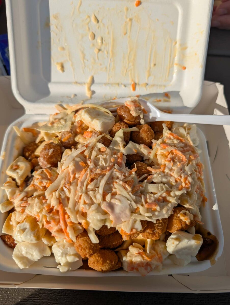 Poutine de Friterie de l&rsquo;Île - Photo prise par karine cloutier