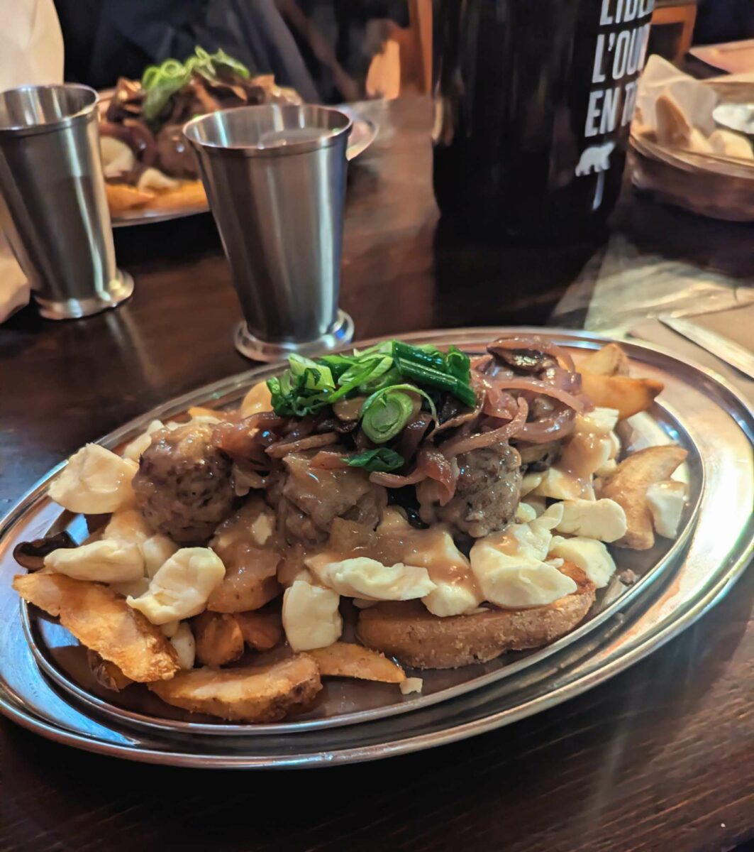 Poutine de La Chope Gobeline - Photo prise par Mylène Moreau