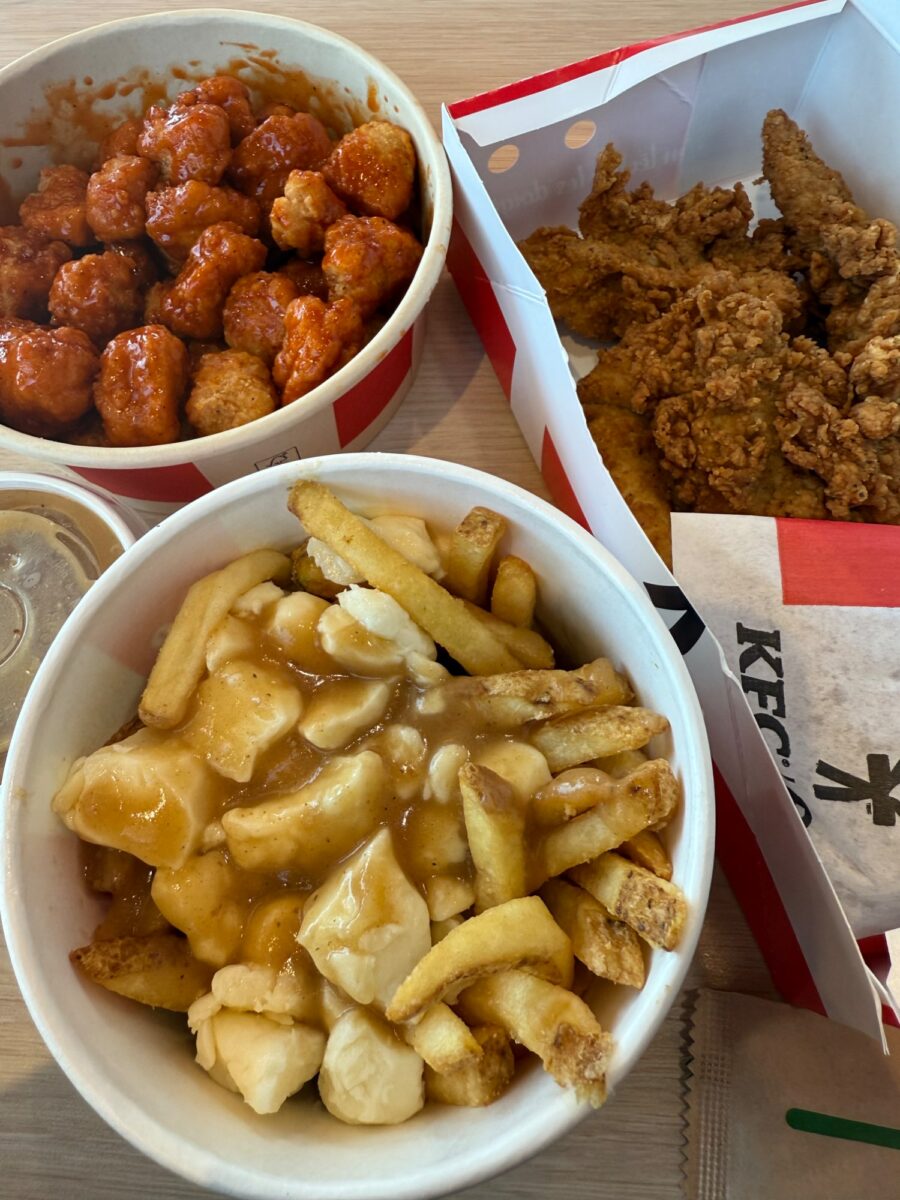 Poutine de KFC - Photo prise par Yanick Barrette
