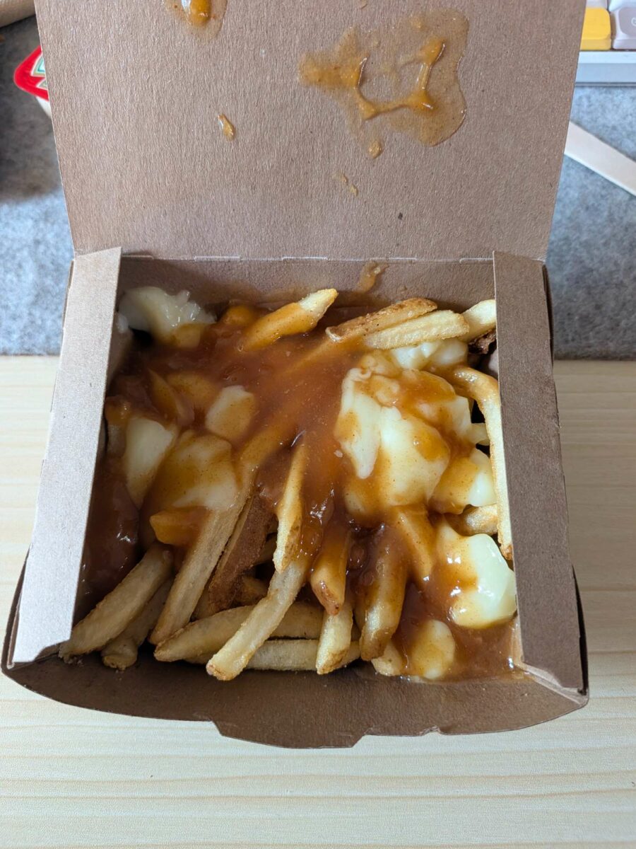 Poutine de Burger King - Photo prise par Jean-Philippe Leduc